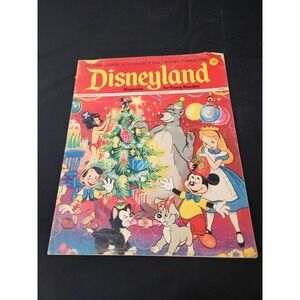 Vintage Disneyland Magazine No 45 Christmas Mickey Mouse Peter Pan 1971 Fawcett